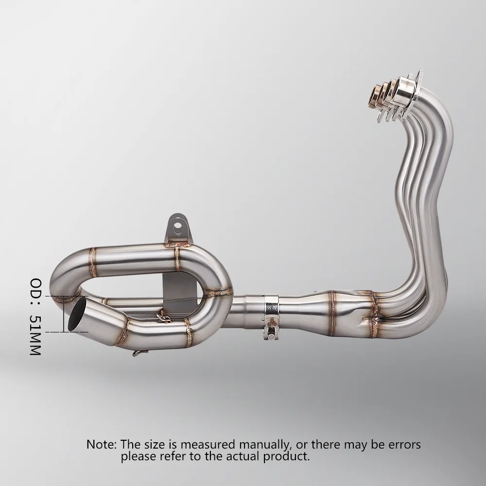 2023 KOVE 450RR Slip-On Motorcycle Exhaust System Complete Front Link Pipe Rear Tip Deflector DB Killer-New Condition